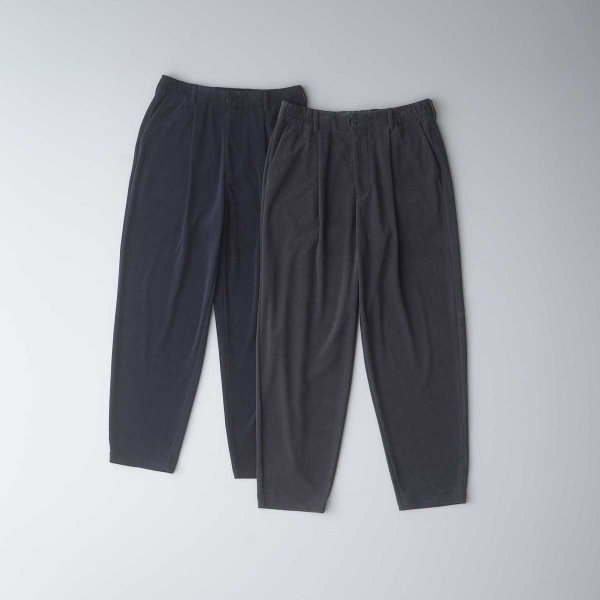 CURLY(꡼)/HIGH GAUGE PILE TAPERED TROUSERS
