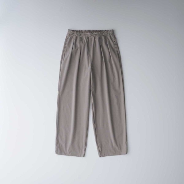 CURLY)꡼)SORONA TRICOT WIDE PANTS -solid-