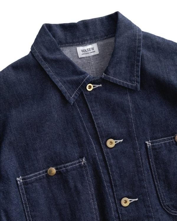 超激安 COVERALL WASEW(ワソー) TYPE ヴィンテージ | DENIM L ジャケット・アウター