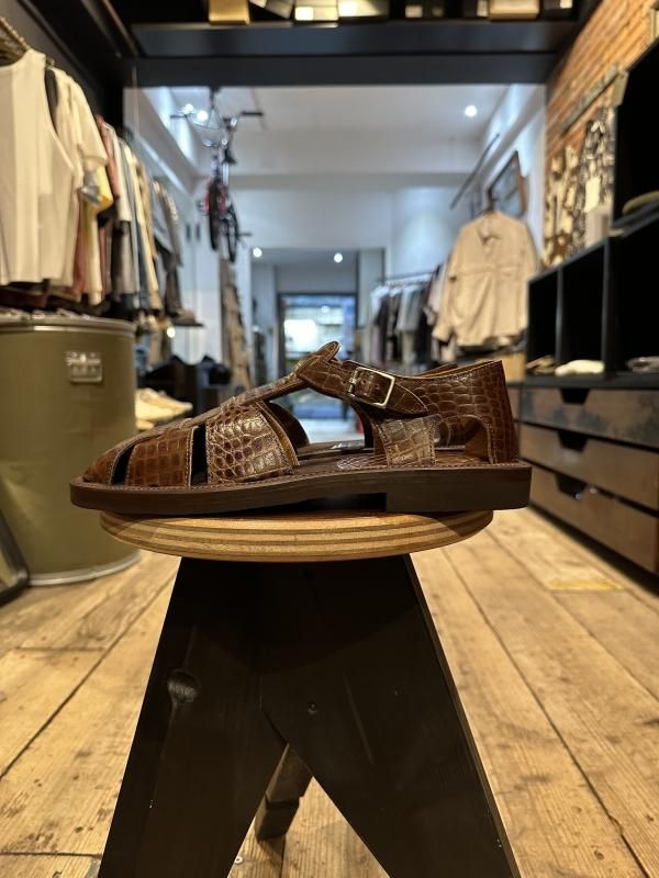 BRUSCHETTA SHOES | ORLEANS Crocodile Emboss - RIZID BRUSCHETTA SHOES | ORLEANS Crocodile Emboss - RIZID