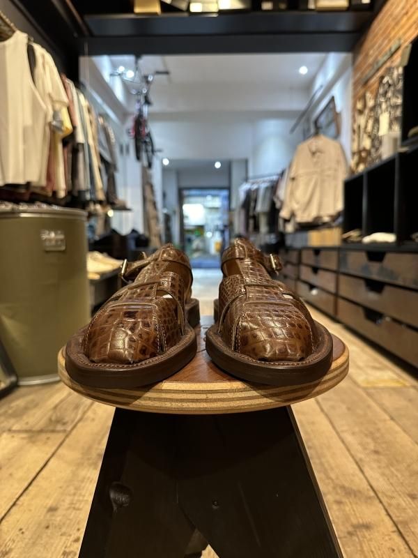 BRUSCHETTA SHOES | ORLEANS Crocodile Emboss - RIZID BRUSCHETTA SHOES | ORLEANS Crocodile Emboss - RIZID