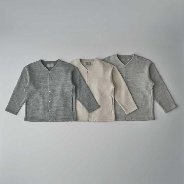 CURLY(꡼)/RAFFY SNAP BUTTON CARDIGAN -brushed-