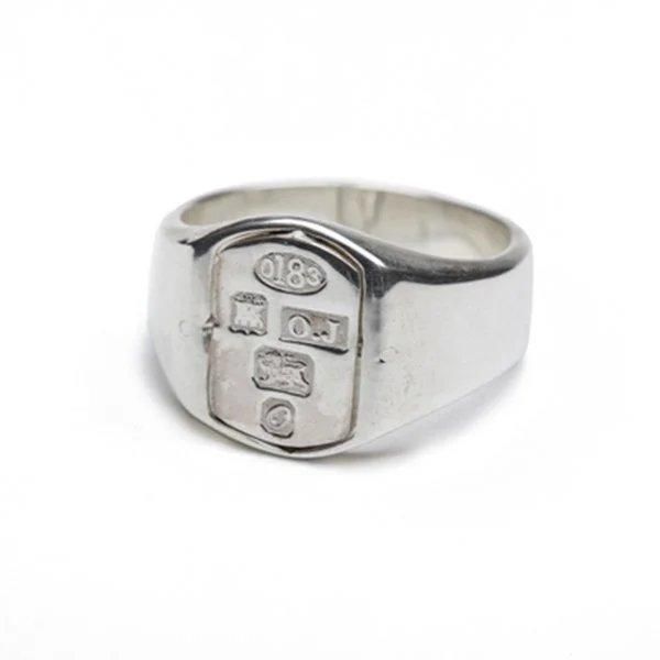 OLD JOE(ɥ硼)/NADALL(SQUARE SIGNET RING/STAMPED)