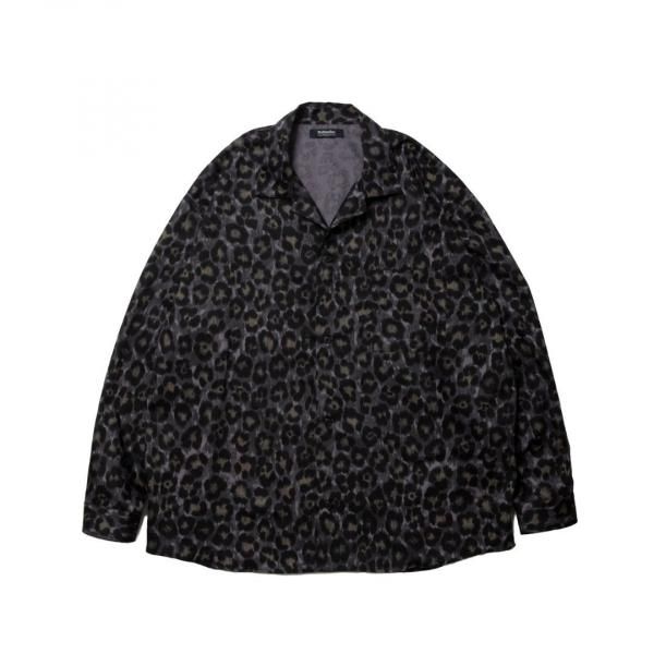 ROTTWEILER(åȥ磻顼)/R9 LEOPARD OPENCOLLAR SHIRT