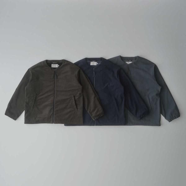 CURLY(꡼)/TRICOT CORDUROY COLLARLESS BLOUSON