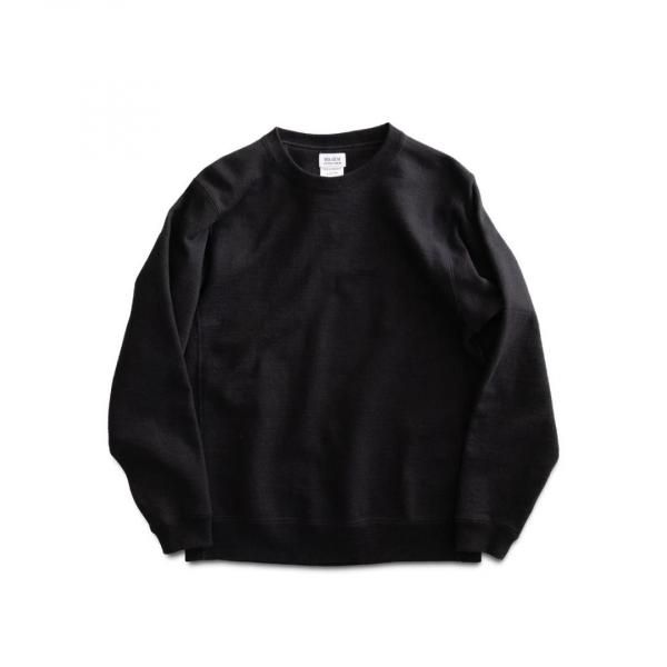 WASEW(諒)/TOUGH BRAIDED SWEAT SHIRT (BLACK)