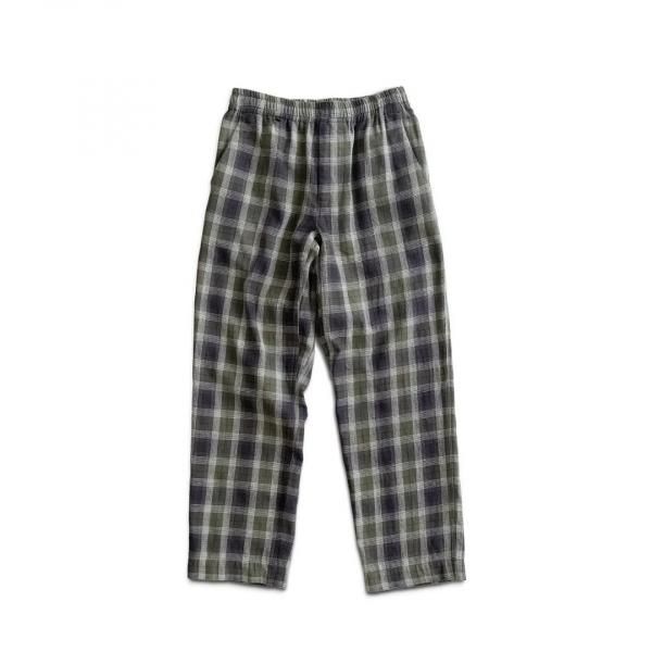 WASEW( 諒)/CHECK ONE PANTS (GREEN DAWN )