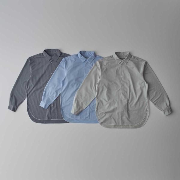 CURLY(꡼)/ALBINI STRIPE SHIRT
