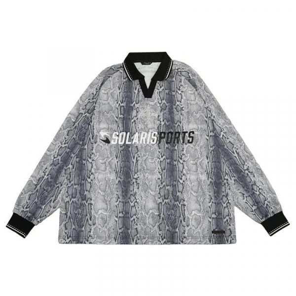 SOLARIS SPORTS(ꥹݡ)/L/S GAME SHIRT(PYTHON)
