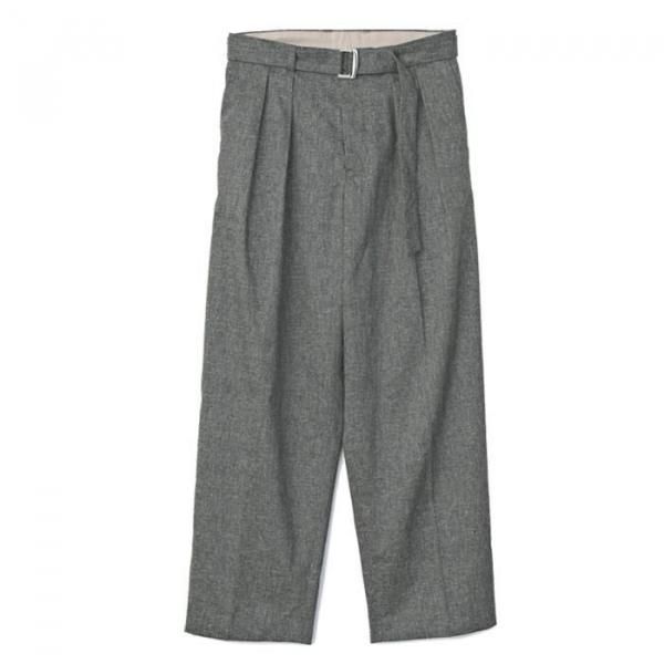 VICTIM(ƥ)/LINEN 2-TUCK SLACKS