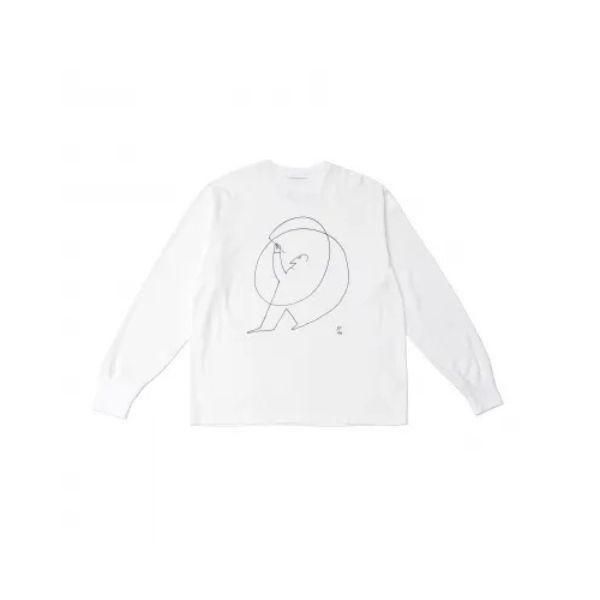 OLD JOE(ɥ硼)/LONG SLEEVE CREW-NECK TEE (Saul Steinberg) 