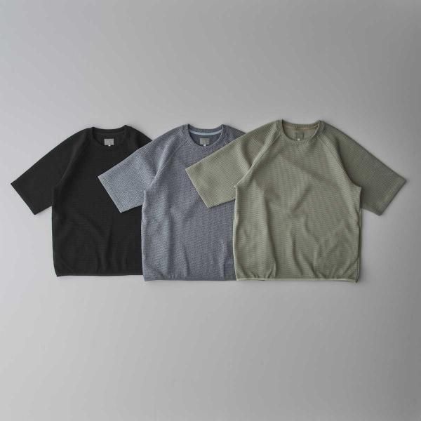 CURLY(꡼)/HONEYCOMB KNIT TEE