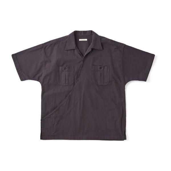 <img class='new_mark_img1' src='https://img.shop-pro.jp/img/new/icons1.gif' style='border:none;display:inline;margin:0px;padding:0px;width:auto;' />OLD JOE(ɥ硼)/ASYMMETRY FRONT TUNIC SHIRTS (Short-Sleeve)