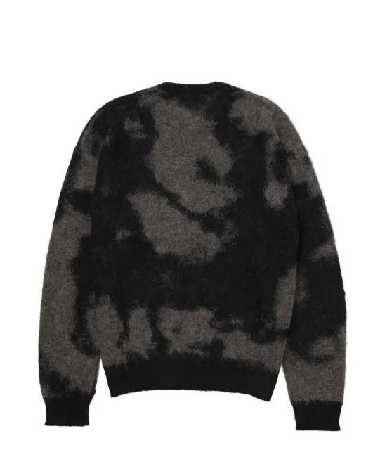 ROTTWEILER クルーニットセーター ROTTWEILER - R9 PAINTED KNIT (RED) / クルーネック モヘアニット