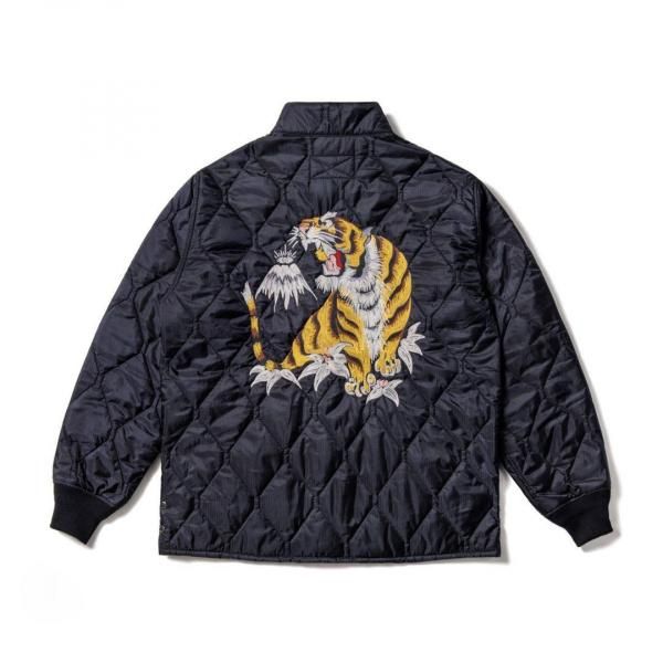GERUGA(ゲルガ)/STAND COLLAR QUILTING JACKET(前後刺繍)<img class='new_mark_img2' src='https://img.shop-pro.jp/img/new/icons1.gif' style='border:none;display:inline;margin:0px;padding:0px;width:auto;' />