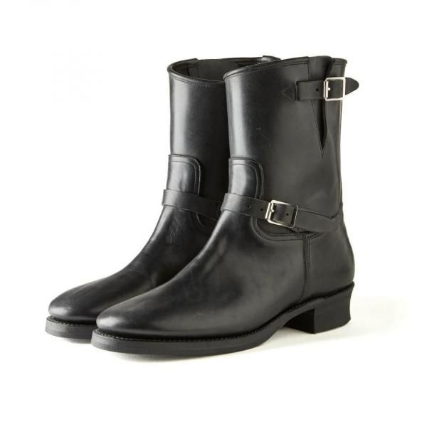 <img class='new_mark_img1' src='https://img.shop-pro.jp/img/new/icons1.gif' style='border:none;display:inline;margin:0px;padding:0px;width:auto;' />OLD JOE(������ɥ��硼)/��The Engineer�� ARTISAN LEATHER ENGINEER BOOTS (BLACK) 