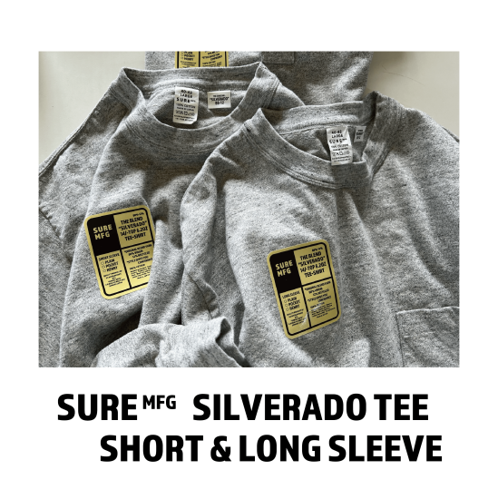 SURE'S Silverado S/S and L/S TEES (Plain,Pocket,Henry) SURE'S Silverado S/S and L/S TEES (Plain,Pocket,Henry)