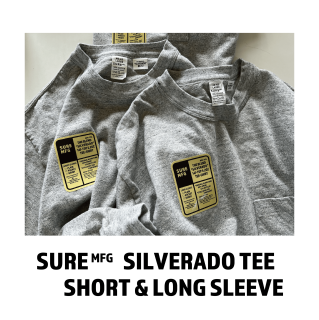 SURE'S Silverado S/S and L/S TEES (Plain,Pocket,Henry)