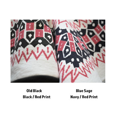 SURE'S 50's Snow pattern Full Zip Sweatshirt SURE'S 50's Snow pattern Full Zip Sweatshirt