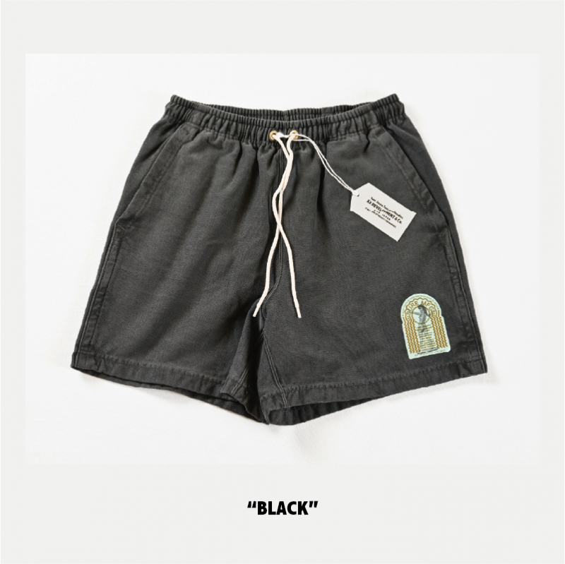 パンツ tuck wide shorts tejiken | modemdesign TUCK WIDE SHORT PANTS COLOR BLACK