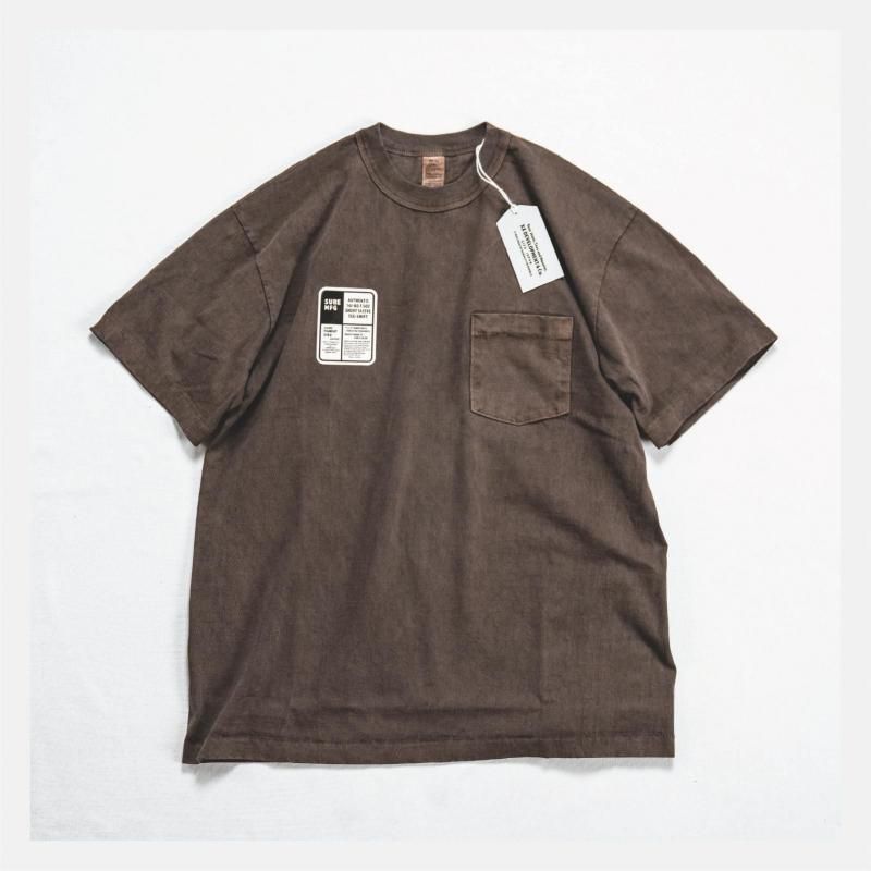 The SURE TEE S/S Off White and Loud Pigment