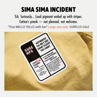 SIMA SIMA INCIDENT Surplus SURE TEE