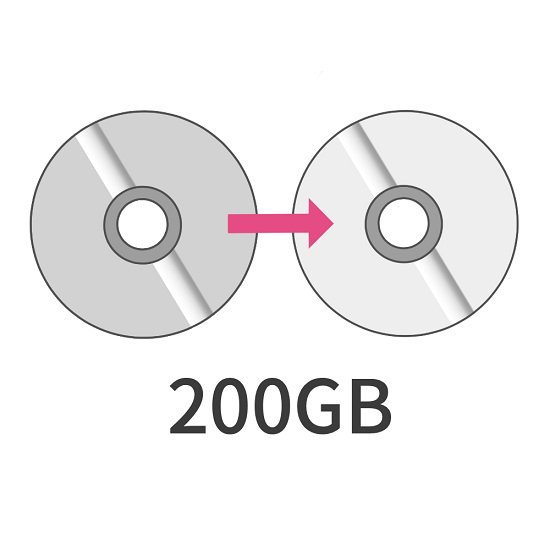 データコピー（200GBまで）