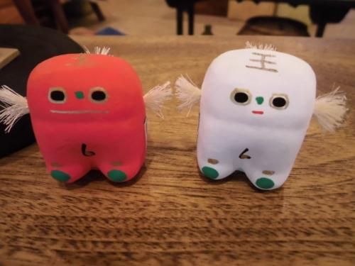 豊泉堂 福獅子プレミアム ピンク色銀色 無印良品 福缶 郷土玩具 - 置物