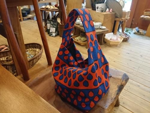 柚木沙弥郎 シルクスクリーンバッグ 滴 - 工芸ギャラリー楽風