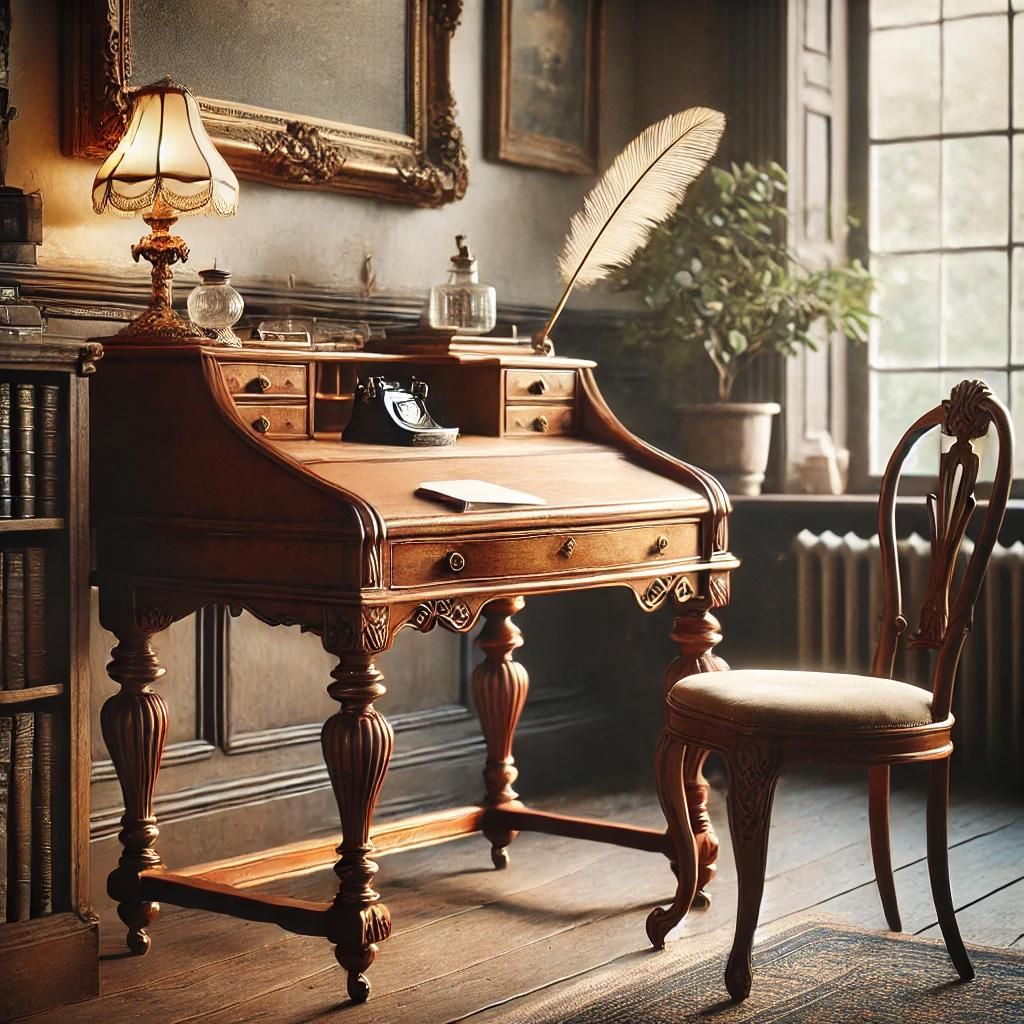 アンティーク イギリス製ライティングビューロー