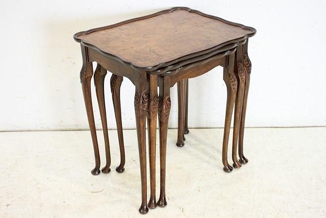 ネストテーブル　イギリスアンティーク 英国アンティーク ネストテーブル | クイーンアンスタイル