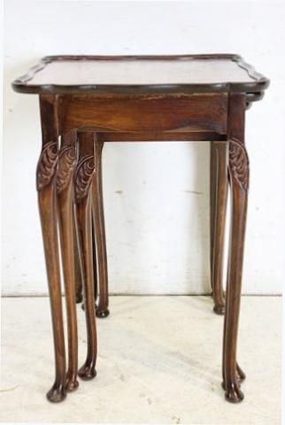 英国アンティーク ネストテーブル | クイーンアンスタイル