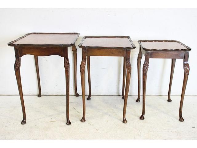 英国アンティーク ネストテーブル | クイーンアンスタイル