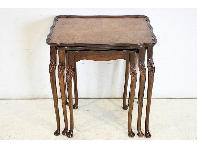 英国アンティーク ネストテーブル | クイーンアンスタイル