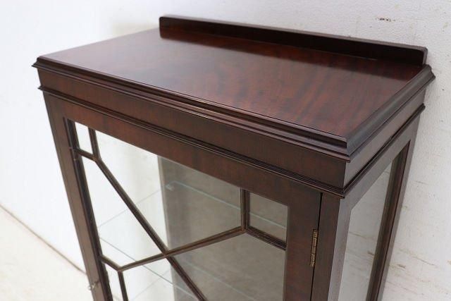 イギリスアンティーク　マホガニー ガラスキャビネット 英国アンティーク家具 | マホガニー ガラスキャビネット