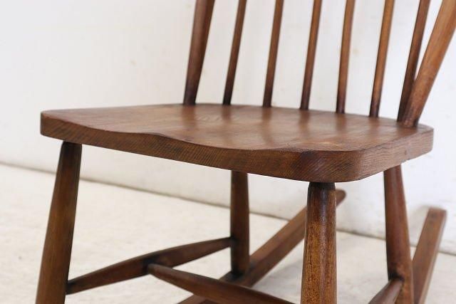 アンティーク　ボウバック　ロッキングチェア アンティーク調 木製ロッキングチェア（ブラウン）｜Y-KAGU(輸入家具屋