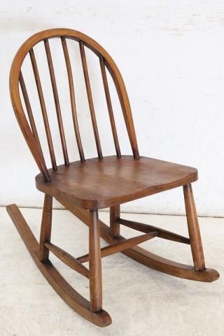 英国アンティーク家具 | エルム ボウバック ロッキングチェア - 【通販
