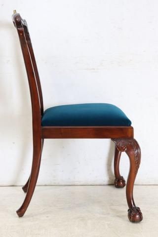英国アンティーク家具 | チッペンデール様式 ダイニングチェア 4 英国アンティーク家具 | チッペンデール様式 ダイニングチェア 4