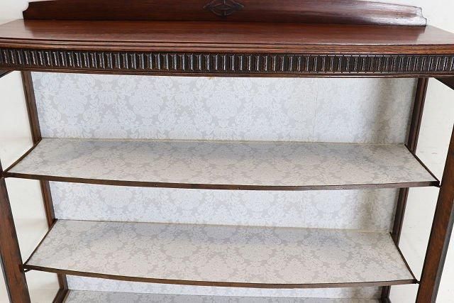 英国アンティーク家具 | ボウフロントキャビネット - 【通販