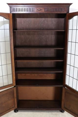 英国アンティーク家具 | ステンドグラスブックケース - 【通販 英国アンティーク家具 | ステンドグラスブックケース - 【通販