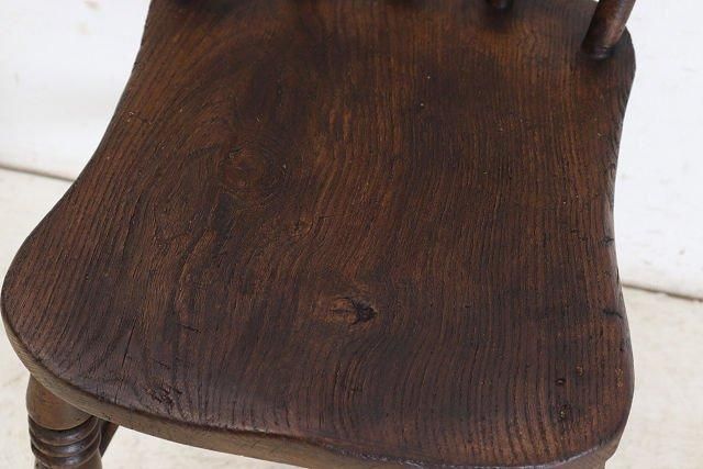 英国アンティークキッチンチェア | 1890年代エルム製 - 【通販