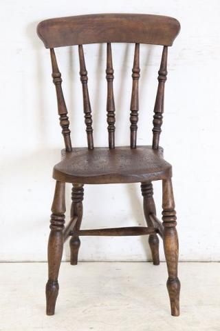 英国アンティークキッチンチェア | 1890年代エルム製 - 【通販 英国アンティークキッチンチェア | 1890年代エルム製 - 【通販