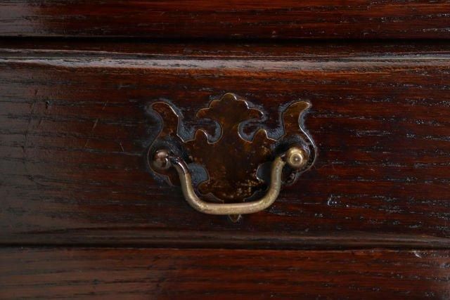 ※格安出品中※英国アンティークシェルフ・時計付（送料込） 英国アンティーク家具 | 1950年代オーク食器棚 - 【通販】英国