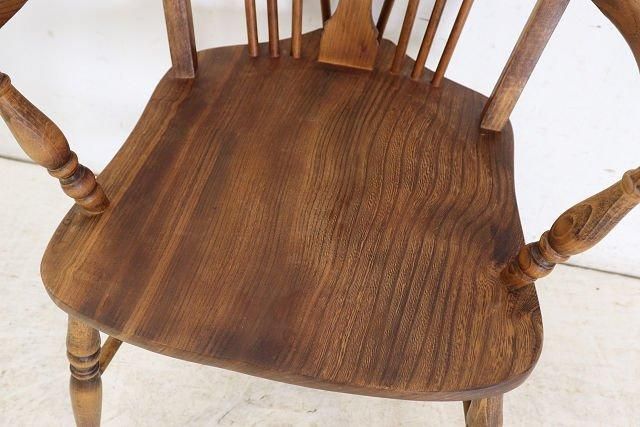英国アンティーク家具 | ビンテージ エルム 腕掛チェア - 【通販