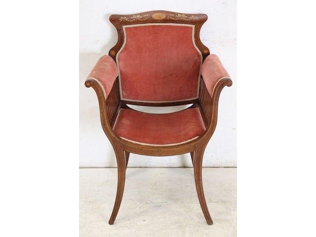 英国アンティーク家具 | 1910年代 マホガニー アームチェア 英国アンティーク家具 | 1910年代 マホガニー アームチェア