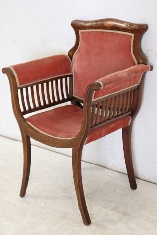英国アンティーク家具 | 1910年代 マホガニー アームチェア 英国アンティーク家具 | 1910年代 マホガニー アームチェア