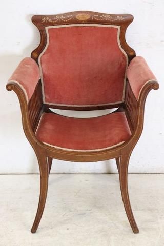 英国アンティーク家具 | 1910年代 マホガニー アームチェア 英国アンティーク家具 | 1910年代 マホガニー アームチェア