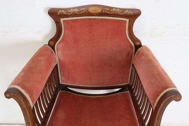 英国アンティーク家具 | 1910年代 マホガニー アームチェア 英国アンティーク家具 | 1910年代 マホガニー アームチェア