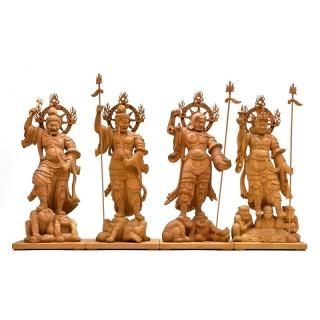 ★商談中★　1000♦ 木彫り像・釣り人・行商人・縁起物(約33㎝/木材種不明) ☆商談中☆ 1000♢ 木彫り像・釣り人・行商人・縁起物(約33㎝/