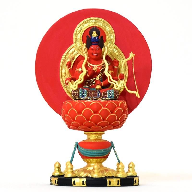 木製仏像 「愛染明王像」(高さ約24cm)(楽天市場】木彫り 仏像 木製仏像 「愛染明王像」(高さ約24cm)(楽天市場】木彫り 仏像